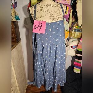 Blue Torrid Dress Size 3 Tank Top Straps NWOT